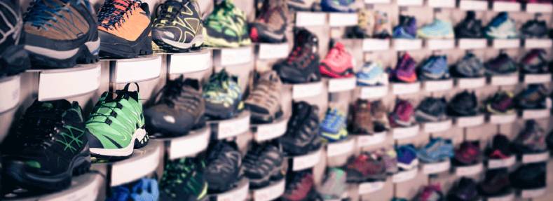 Magasin discount chaussure trail