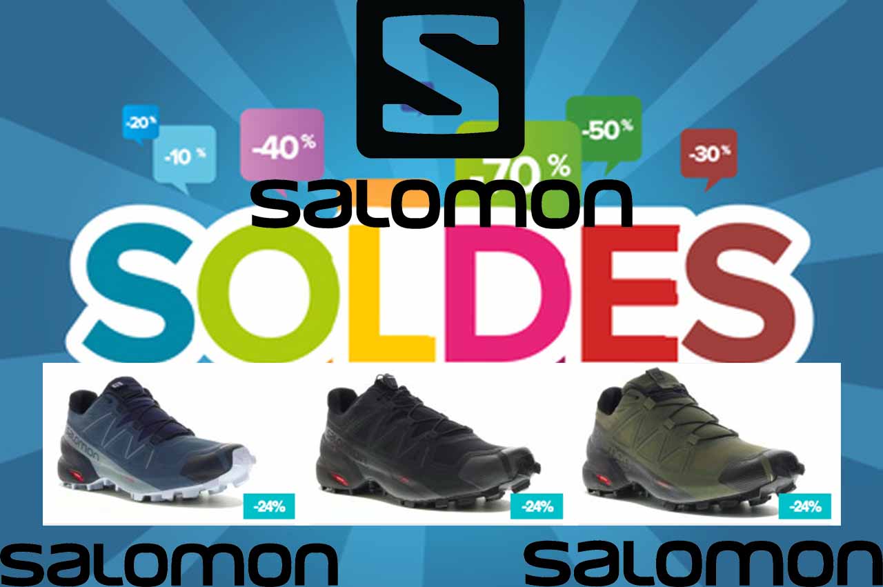 Chaussure trail Salomon Soldes -