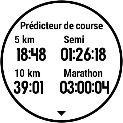 Montre chronomètre course - Calcul distance