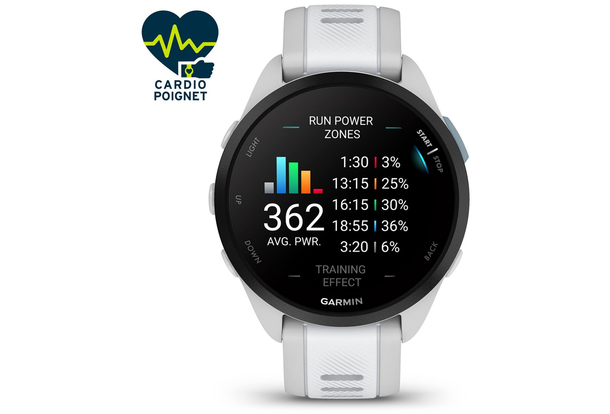 La montre GPS Garmin 165 est en vente sur i run u Trail